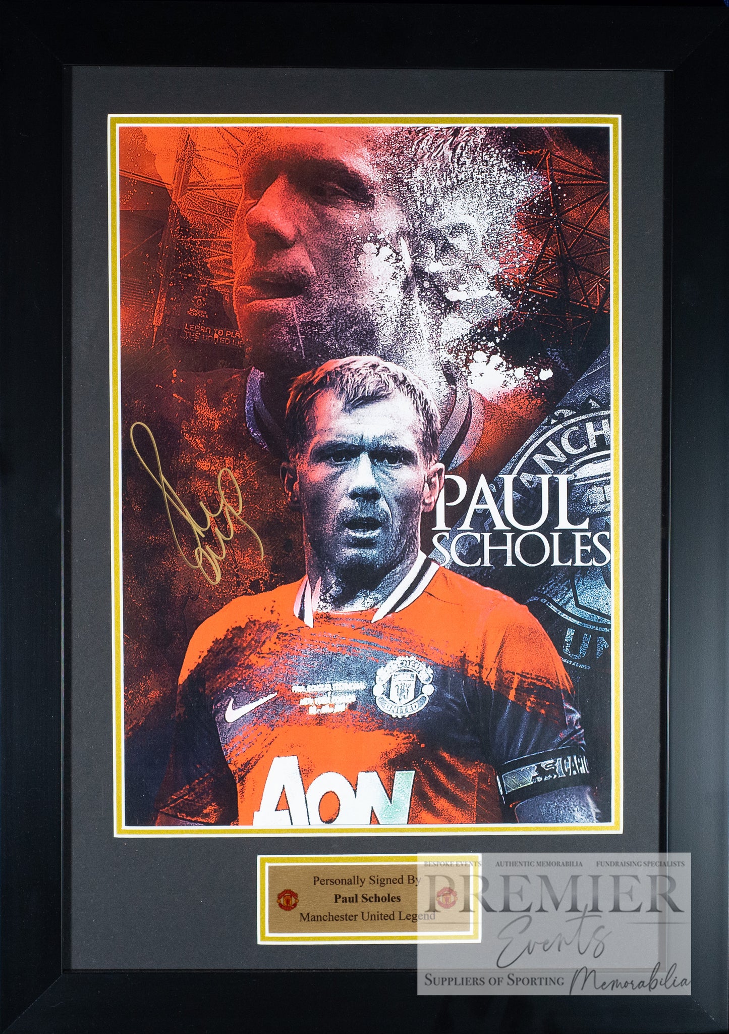 Paul Scholes Manchester United Signed Photo