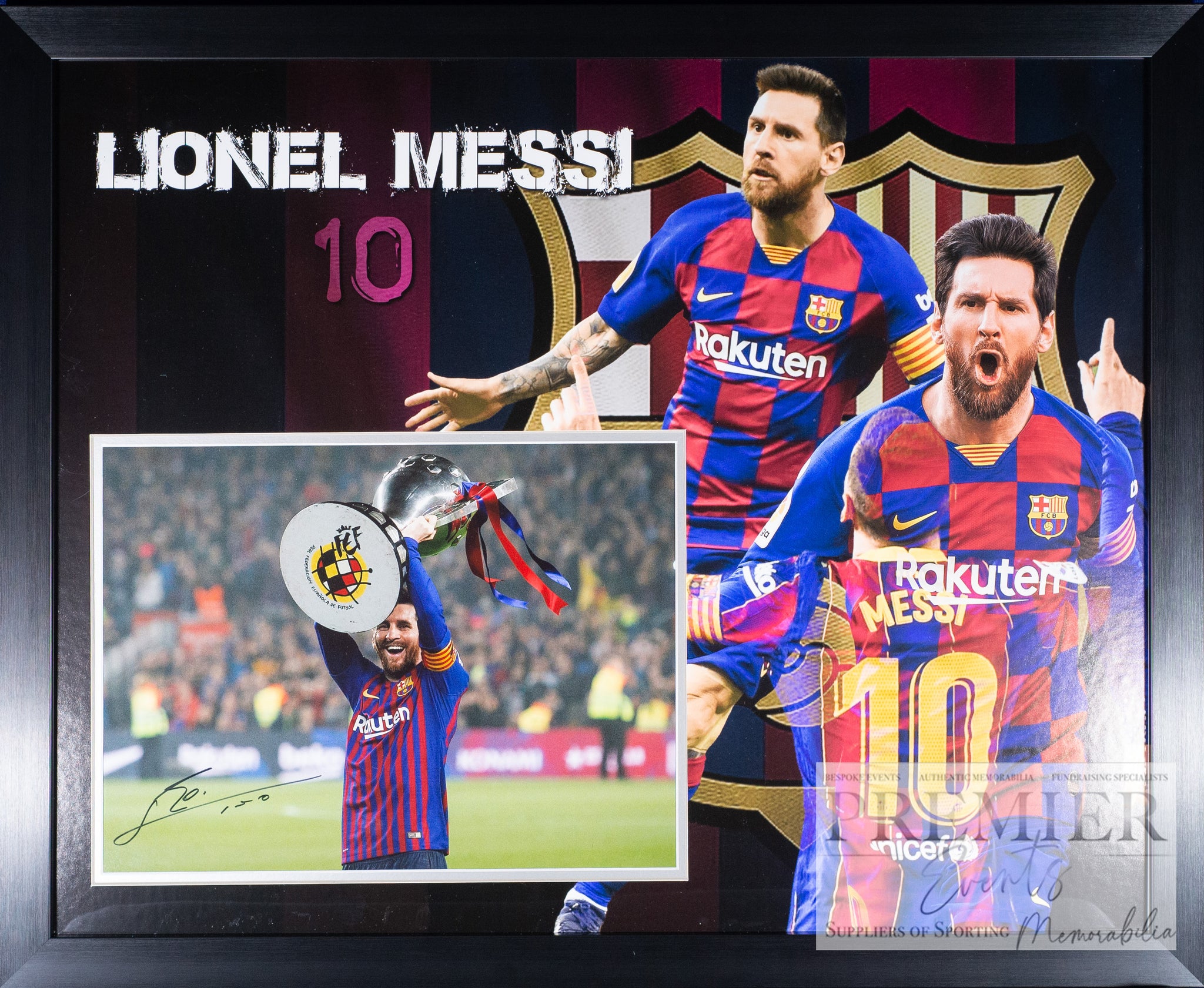 Lionel Messi Signed Photo