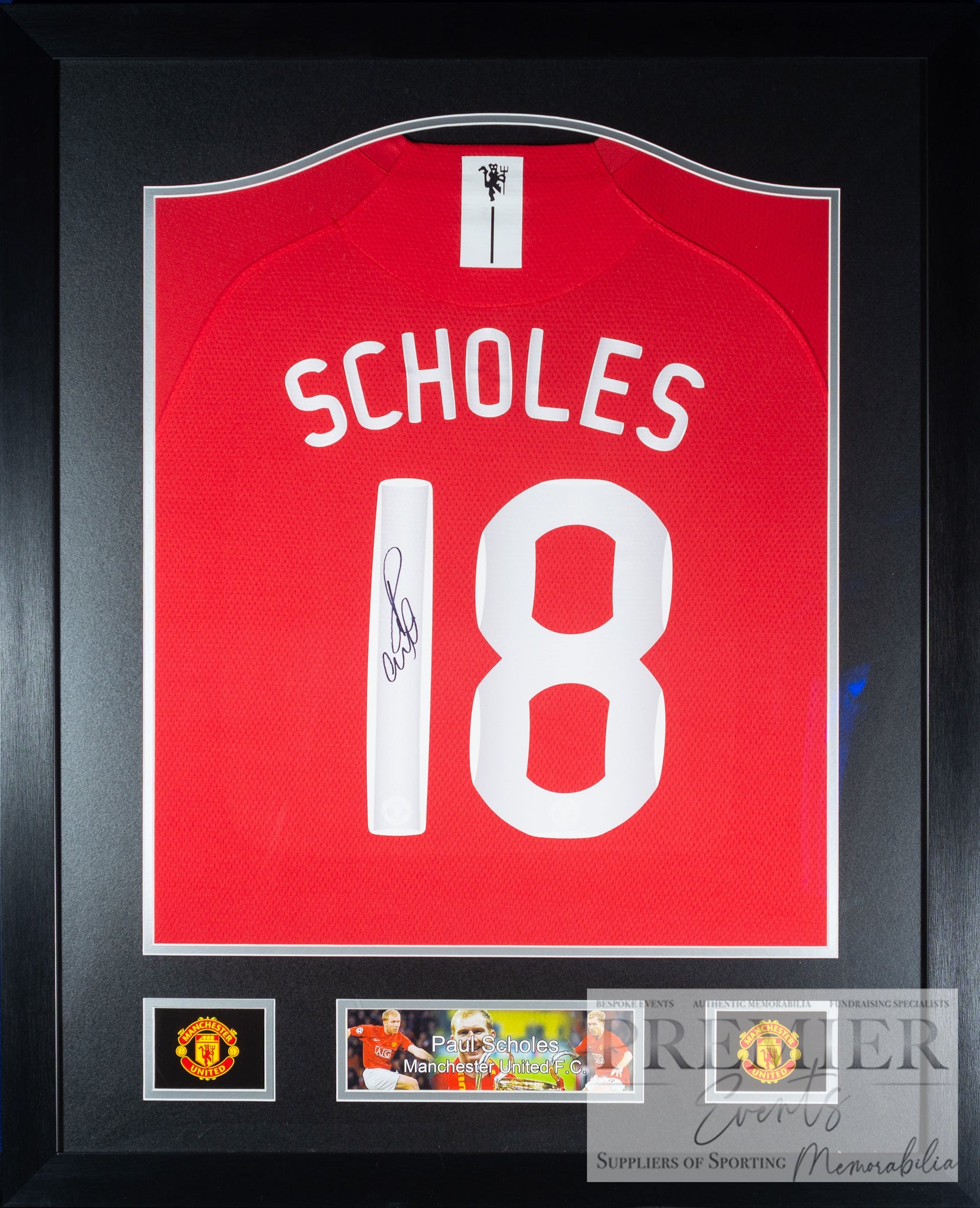 Paul Scholes Manchester United Signed Shirt