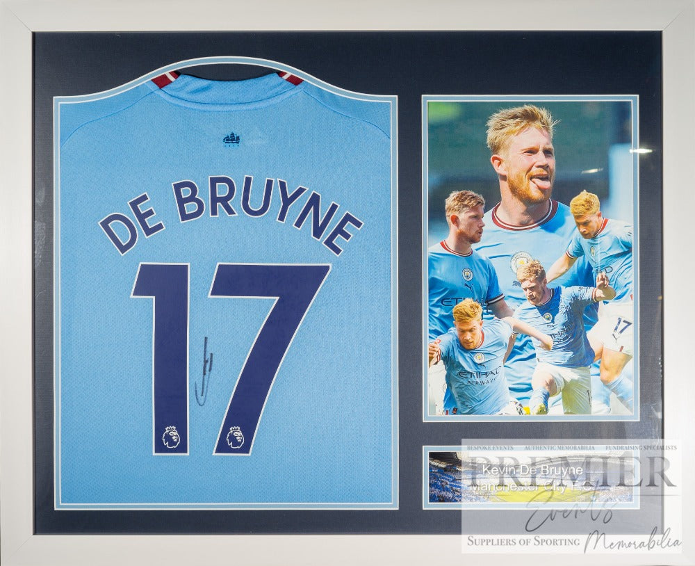 Kevin De Bruyne Manchester City Signed Shirt