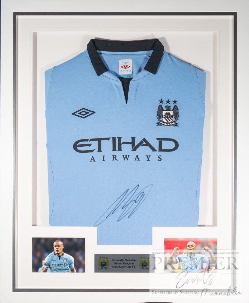 Vincent Kompany Manchester City Signed Shirt